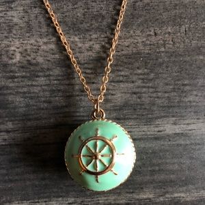 Two sided nautical necklace